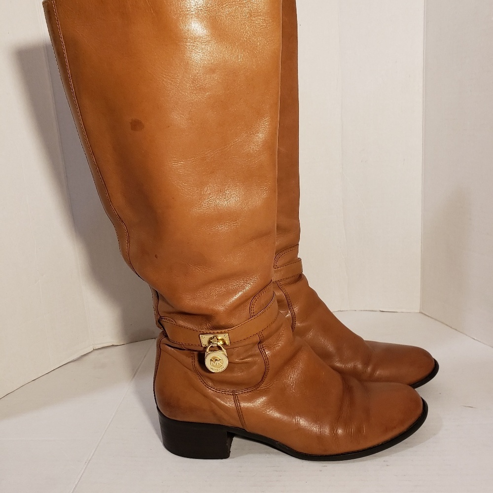 Michael kors leather boots 9.5 M